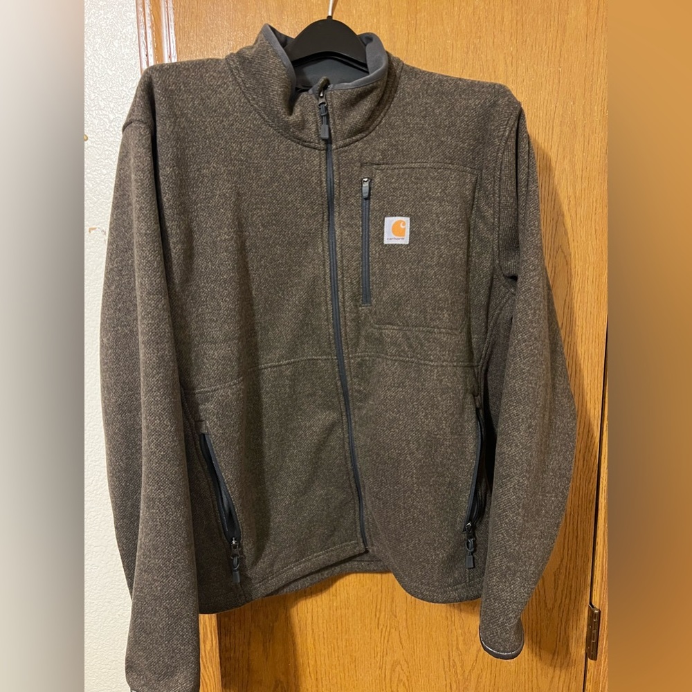 CARHARTT MEN'S DALTON FULL-ZIP FLEECE WORK JACKET